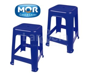 KIT 02 MOR BANQUETA BELA VISTA AZUL