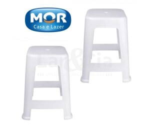 KIT 02 MOR BANQUETA BELA VISTA BRANCO