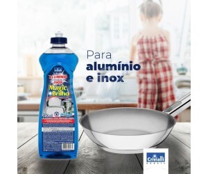CRIVIALLI MAGIC BRILHO ALUM/INOX TRADICIONAL 500 ML