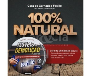 KIT 02 CRIVIALLI CERA PARA MOVEIS DE DEMOLICAO ESCURA 200 GR