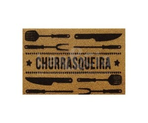 KAPAZI CAPACHO VINIL SUPER PRINT 40 X 75 CHURRASQUEIRA