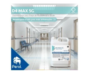 PEROL DESINFETANTE CONCENTRADO D4 MAX HOSPITALAR 5 LT