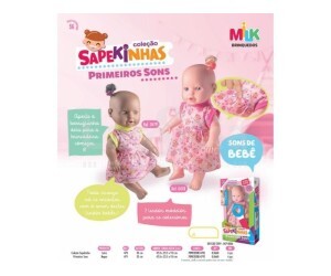 MILK BONECA SAPEKINHA PRIMEIROS SONS