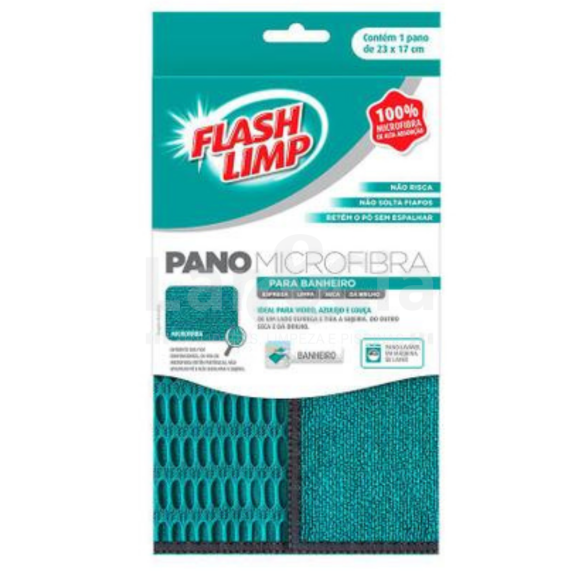 FLASHLIMP PANO MICROFIBRA PARA BANHEIRO REF: FLP6711