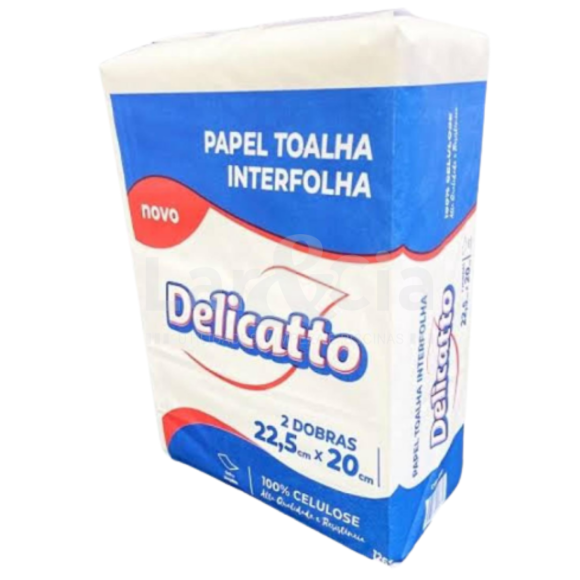 PAPEL TOALHA INTERFOLHA FARDO DELICATTO CELULOSE 22,5X20