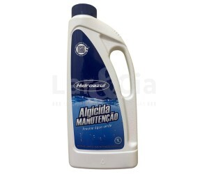 KIT COM 1 FLOC PLUS 2X1 CLARIFICANTE E 1 ALGICIDA MANUTENÇÃO HIDROAZUL 1 LT